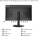 MSI PRO AP241 AIO Desktop, 23.8" FHD IPS-Grade LED, Intel Core i3-10105, 8GB Memory, 500GB SSD, WiFi 6, BT 5.1, Black, Windows 11 Home (11M-658US)