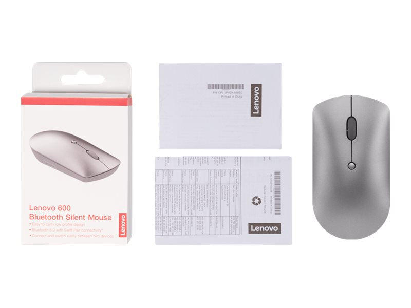 Lenovo 600 Silent Mouse - Bluetooth 5.0