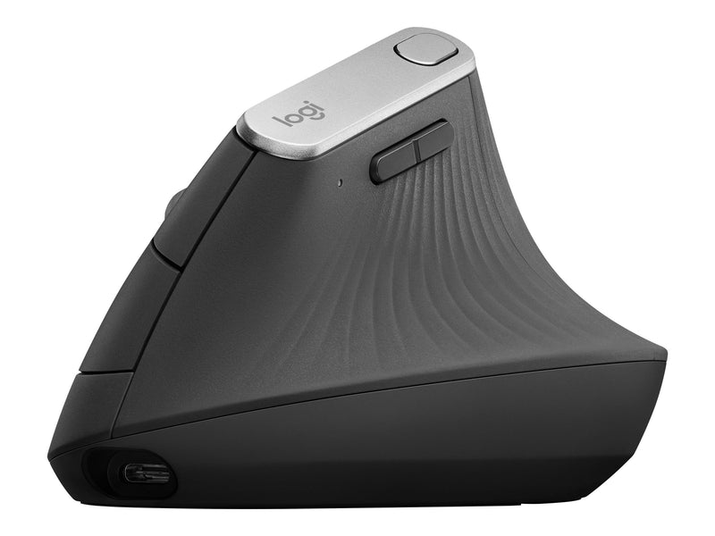 Logitech MX Vertical - vertical mouse - USB, Bluetooth, 2.4 GHz