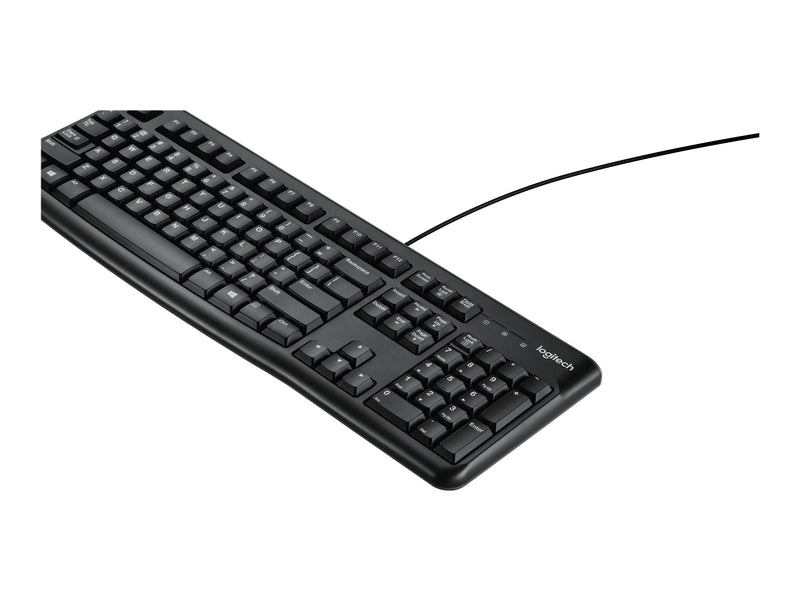 Logitech K120 - keyboard - English - black