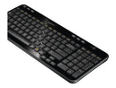 Logitech Wireless Keyboard - English - glossy black