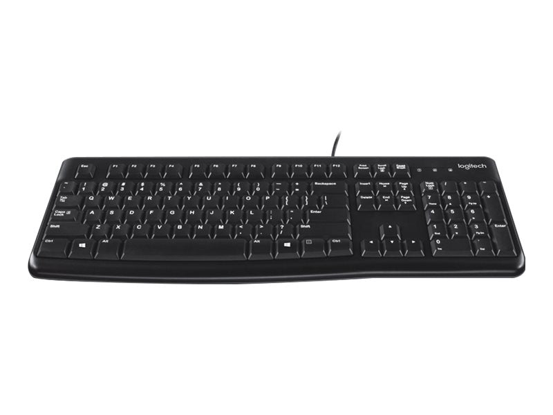 Logitech K120 - keyboard - English - black