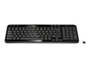 Logitech Wireless Keyboard - English - glossy black