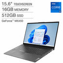 Lenovo IdeaPad 5i 15.6" Touchscreen Laptop - 11th Gen Intel Core i7-1165G7 - GeForce MX450 - 1080p - Windows 11