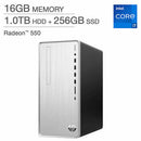 HP Pavilion Desktop - Core i7-11700F - 16GB RAM - 1TBHDD + 256GB SSD - AMD Radeon 550 - Windows 11